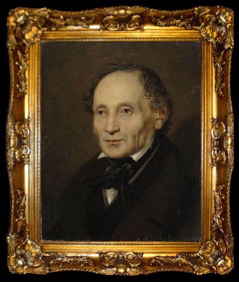 framed  unknow artist Portrait of J. G. Exner, ta009-2